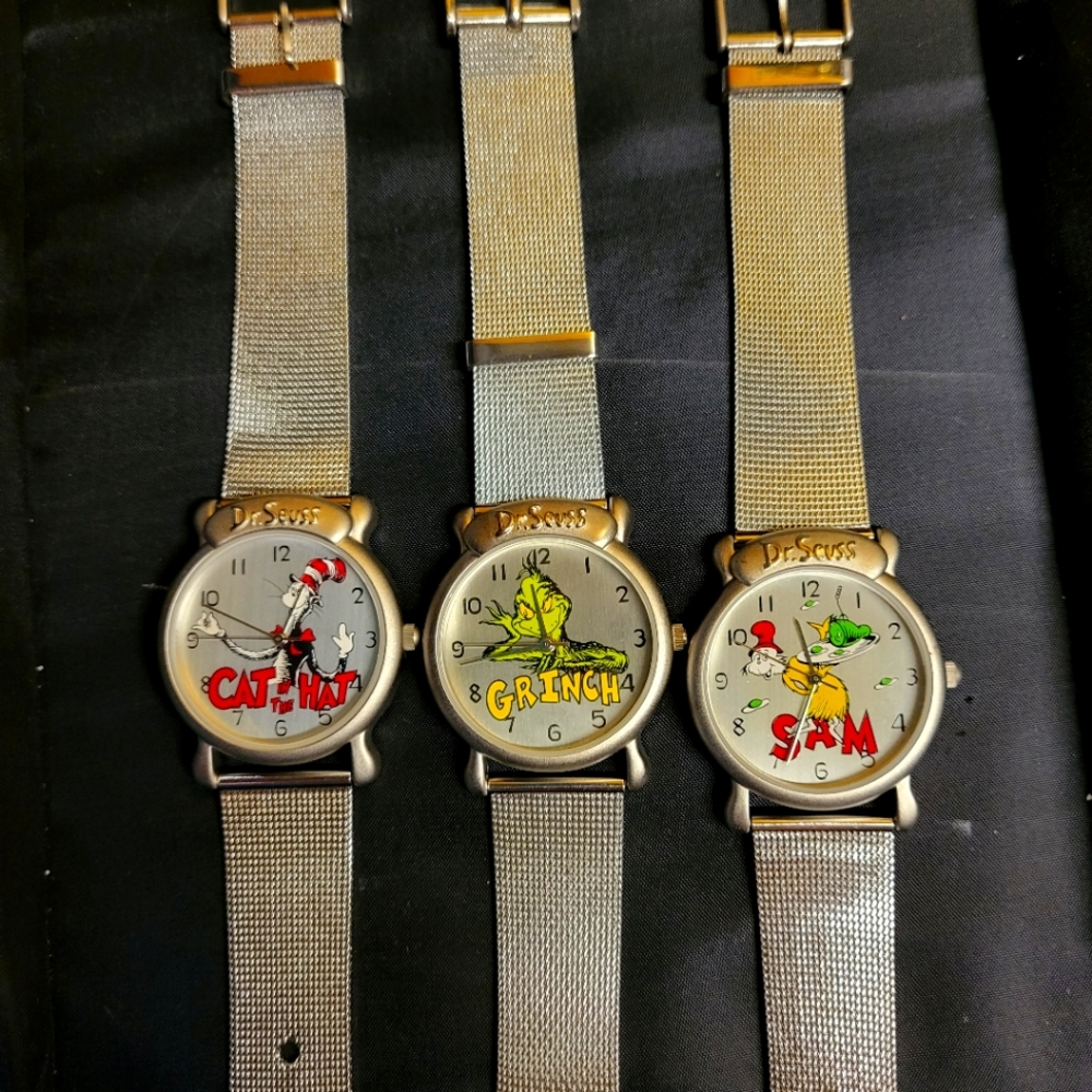 1997 Dr. Seuss, Cat In The Hat Watches